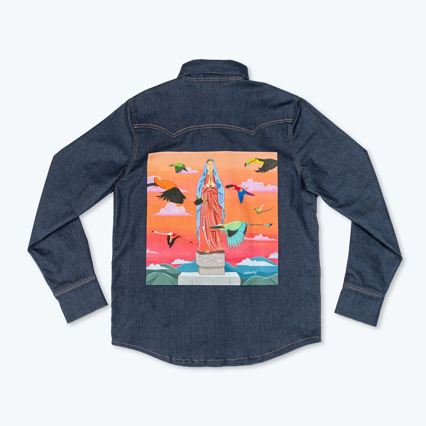 VIRGEN DEL PUEBLO CAMISA VAQUERA (denim)