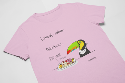 Literally Nobody - Fruit salad with cheese T-shirt