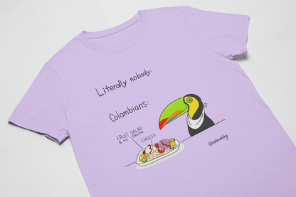 Literally Nobody - Fruit salad with cheese T-shirt